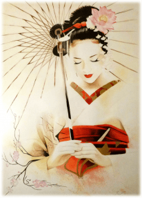 lifting facial japonés kobido ilustración